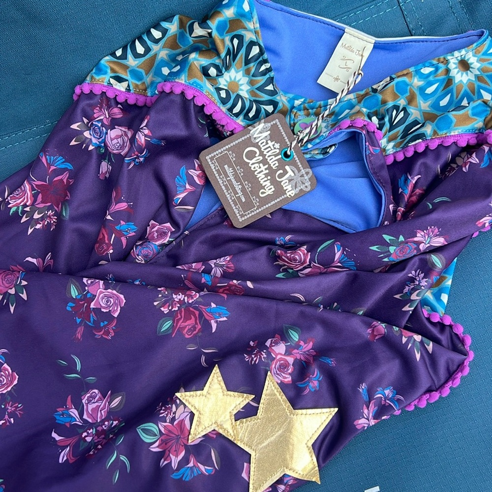 Matilda Jane Calling All Superheroes Cape Sz L NWT